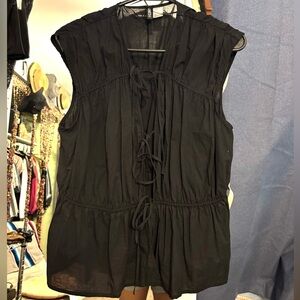 H&M Tie Front Blouse